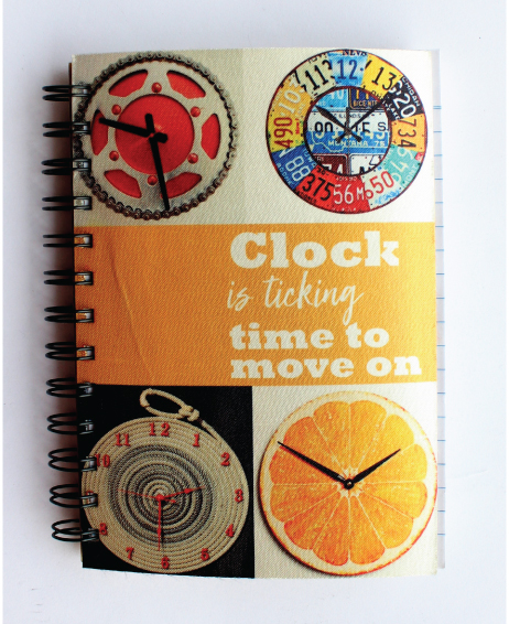 Note Book with Random Clocks
