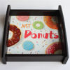 Wooden Tray - Donuts