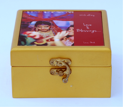 Golden Jewelry Box
