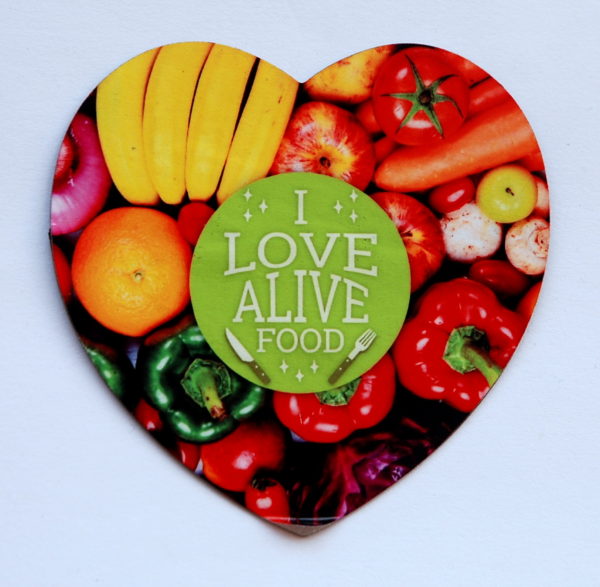 Healthy Food Heart Magnet